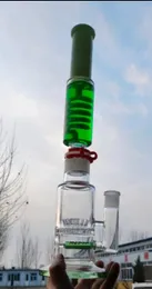 Vintage Premium Glass Bong Водопроводное Строительство Новый Флиземерный Глицерин Качество Курительные горелки с Чаша могут поставить логотип клиента