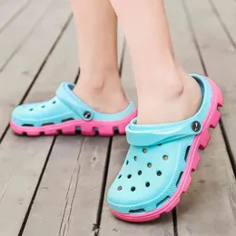 Fashion tofflor trend glider skor gummi sandaler kvinnor dämpning sport upp sandig bule strand skum utomhus inomhus går rabatt storlek 36-44