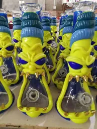 2021 Hookah 3D Design Animal Bong Vidro Artesanal Personagem Caráter Bongs Água Tubulação Dab Rigs