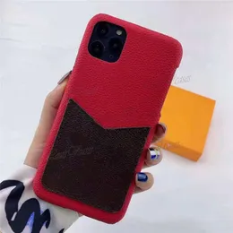 Luksusowe projektowanie telefonów komórkowych dla iPhone 15Pro 15 14promax 14 13pro Max 13Pro 12Pro 11 xs Max XR skóra dla Samsung S23Ultra S22 Modna karta Pocket Protect Shell