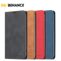 Original Forwenw Magnetic Leather Wallet Fodral Bumper With Card Slot Flip Magnet Skal till iPhone13 12 11 xs