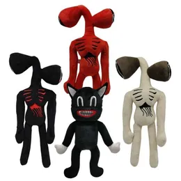 Siren Head Horror Black Cat Pelúcia Boneca Desenho animado recheado Soft  Figure Brinquedo