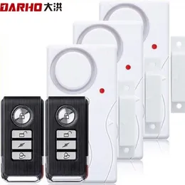 Darho Door Window Entry Wireless Remote Control Sensor Host Burglar Security Alarm System Home Protection Kit