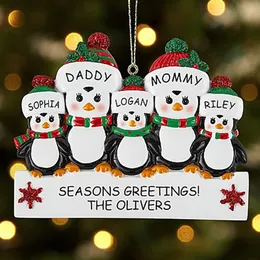 Party Supplies PVC Christmas Ornaments Barnleksaker Glada Chirstmas Tree Hängande Pendants Familjekedjor för hem 39 stilar