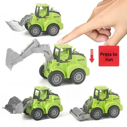 ミニエンジニアリング車の子供の掘削機モデルトラック車の子供の誕生日の贈り物