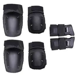 Elbow & Knee Pads 6pcs Roller Skating Adults Practical Biking Hand Reflective Safe Protective Gear Set Kids Downhill
