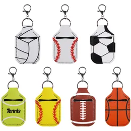 Baseball Softball Tennis Basketball Volleyball Football Soccer Hand Sanitizer Holder key chain