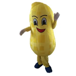 Halloween peanuts Mascot Costume High Quality customize Cartoon groundnut Anime theme character Adult Size Carnival Christmas Fancy Party Dress