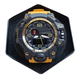 Led Digital Sports 30m Professional Waterproof Military Rubber Quartz Mens Luxury Watch 50mm