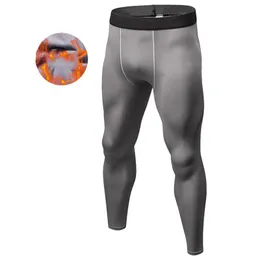 Pantaloni da uomo Leggings a compressione Uomo Sport Asciugatura rapida Tinta unita Resistente al sudore Allenamento Allenamento Fitness Palestra Jogging