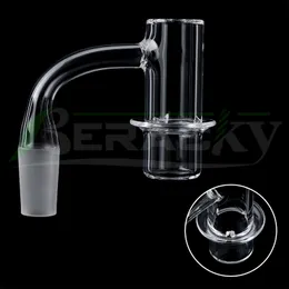 Beracky Regular Weld Beveled Edge HALO Smoking Quartz Banger 20mmOD Maschio Femmina Terp Slurper Nails Per Glass Water Bong Dab Rigs Pipes