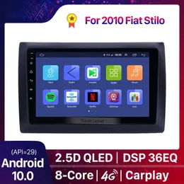 Araba DVD Multimedya Oyuncu Android 9 Inç 2Din HD Touchscreen GPS Ses Stereo 2010-Fiat Stilo Bluetooth Wifi Ile