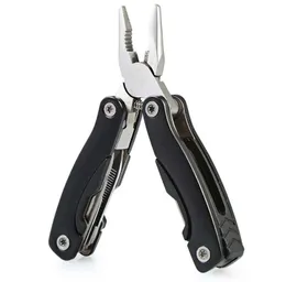 AA3 9 in 1 Foldable Knife Multifunctional Plier Portable Outdoor Survival Stainless Steel Hand Tools Bottle Wrench Pliers Files 2024