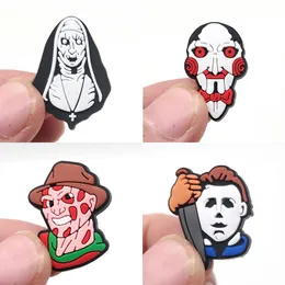 PCV Sport Dekoracje obuwia Urok Części Akcesoria Charms Bransoletki Przyciski na rękę Przyciski Klamry Party Halloween Cartoon Prezent