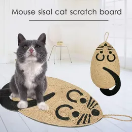 Kedi oyuncaklar çizik ped sisal fare tırmalama direkleri oluklu mat kedi kağıt kedileri öğütme tırnak sıyırıcı malzemeleri