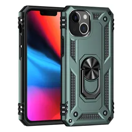 Military Shockproof Armor Car Ring Phone Cases For iphone 13 Pro Max 12 Mini 11 XR 8 Plus Samsung S20 S21 Ultra Note 20 A72 A02S Magnetic Cover