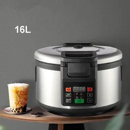 Milk Tea Shop Automatic Pearl Cooker Tapioca Pearls Boiling Machine Cooking Sago machine Non-Stick Pan 2200W 16L