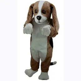 Wysokiej jakości pies kostium maskotka Halloween boże narodzenie Fancy Party Dress postać z kreskówki garnitur karnawał Unisex strój dla dorosłych