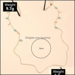 Gözlük zincirleri gözlük aessioresnatural taş boncuklar yıldız kordon tutma kayışları gözlükleri zincir moda kadınlar güneş gözlüğü aessiors dro