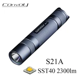 Comboio S21A Lanterna Lanterna EDC Flash Light SST40 2300LM Linterna LED 21700 Lanterna Pesca Camping Lâmpada Lâmpada Bike Latarka 211231