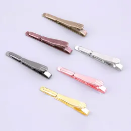 55x5mm Necktie Tie Clip Plain Clasp Bary Pinki Klipy Dla Męska Formalna Sukienka Koszula Ceremonia Ślubne Ustalenia DIY Akcesoria