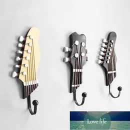 Haczyki Szyny 3 sztuk / zestaw żywicy naściennej Guitar Heads Music Home Decor Ubrania Hat Hook Hook Sundries Watch Keys Torebce for Hanging1