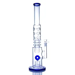 Hookahs Oil Rig Glass Bongs Large Water Pipe Catcher Percolator Diffuser Hookah Whistle Sugar 14mm female Joint 20" Height