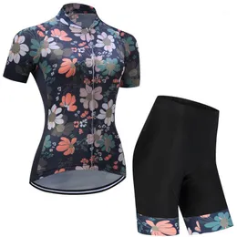 Set da corsa 2021 Pro Women Cycling Set MTB Bike Bike Bicycle Bicycle Coness Ropa Ciclismo Wear Jersey Set1