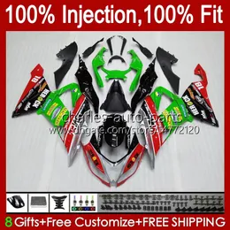 OEM Body For KAWASAKI NINJA ZX-636 ZX-6R ZX600 ZX 6R 6 R 636 600 CC 12No.15 ZX6R 13 14 15 2016 2017 2018 600CC ZX636 2013 2014 2015 16 17 18 Injection Fairings new red green