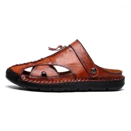 Kapcie Dorywczo Sandalen Sandal Moda Herren Transpiables Sandles Zandalias Sport Heren Ete Sandalle Sandel Bezpieczeństwo Mężczyzna Romanas Męskie