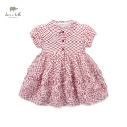 DB3279 Dave Bella Summer Baby Girl Vintage Style Princess Dressベイビーレトロなドレス子供誕生日服のドレス子供の衣装G1129