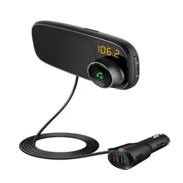 T16 Bluetooth Hands Gratis FM-sändare TF AUX Modulator Car Kit MP3 Player Air Vent Mount Magnetisk telefonhållare