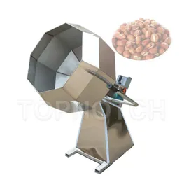 Octagonal Snack Food FIavoring Machine Kitchen Disk Fried Peanuts Seasoning Maker