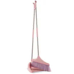 Ferramentas de limpeza doméstica Vassoura Dustpan Set Dobrável Plástico PP Broom Combinação Macio Pele Limpo Poeira Livre