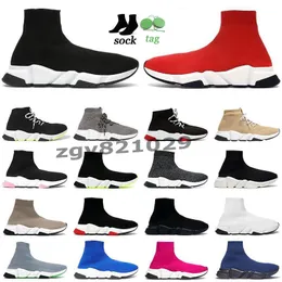 [I lager] 2021 Designer Casual Running Shoes Man Speed ​​Trainer Sock BOOTS Socks Boot Mens Womens Runner Runner Sneakers 36-45 Shoe ZG36