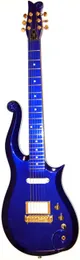 Befordran! Diamant Series Prince Cloud Metallic Dark Blue Electric Gitarr Alder Body, Maple Neck, White Dot Inlay, Wrap Arround Tailpiece