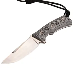 Ny överlevnad Straight Kniv VG10 Satinblad Full Tang Micata Hantera Fixed Blade Knives With Kydex