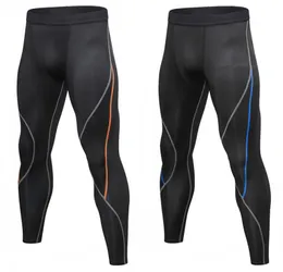 Fitness male basketball running training pants elastic compression fast pants sports tight seven points MA42 311 X2