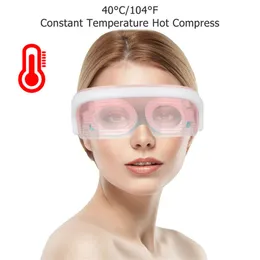 LED Beauty Eye Massaggiatore Maschera Temperatura costante Impacco caldo Allevia l'affaticamento degli occhi Fotoringiovanimento Strumento per la cura degli occhi Instrumento Para El Cuidado De Los Ojos