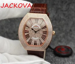 Guldpresident Datum Sapphire Cystal Geneva Mens Klockor Automatisk Kvinnor Male Luxury Watch