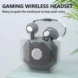 TWS Nano3 Trådlös Bluetooth Buller Avbryter hörlurar Headset Transparent Spel Touch Smart i öratmusik Öronpropp Portable Audio för Samsung iPhone Xiaomi Huawei