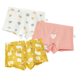 3pcs Girls Underwear Boxer for Kids School 4 Seasons Pink Cotton Bottoms Girls Clothes for 3 4 6 8 10 12 14 Years Old OGU203031