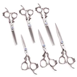 Hairdresser Scissors Set 5.5 6 Stainless Silver Professional Hair
