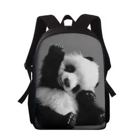 Torby szkolne Cute Panda 3D Print Dzieci Dziewczyny Chłopcy Przedszkole Podstawowe Plecak Kids Bag Bookbag Student Book Schoolbag