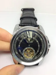 Moda Styl Tevise Watch Męski Watch Luksusowy Mechaniczny Automatyczny zegarek dla mężczyzn Koło zamachowe Czarna twarz TE16