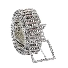 Cinturas de diseñador 2023 NUEVA FAMINA FOMPLE AMBIE SIMPLE SIMPLE DE MUJER DIEZ DIE DIAMAND Diamante Pesado Industria de la cadena de la cintura de agua Cinturón de perforación
