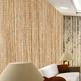 300*290 Thread Curtain String Curtain Shiny Tassel Line Curtain For Living Room Kitchen Window Door Divider Drape Home Decor 211203