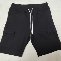 2022 Summer Men Cotton Jogging Solid Casual Beach Pants Fashion Sports Mens Shorts