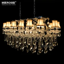 Crystal Chandelier Lights Pendant Lamp Siller Sility Pandant Lampの光沢のあるホテルレストランのリビングルームMD32011