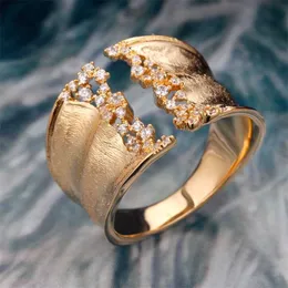 Bride Talk Adjustable Women Fashion Ring Silicon Carbide Elegant Lady Daily Casual Finger Pretty Bridal Jewelry Accessories 211217
